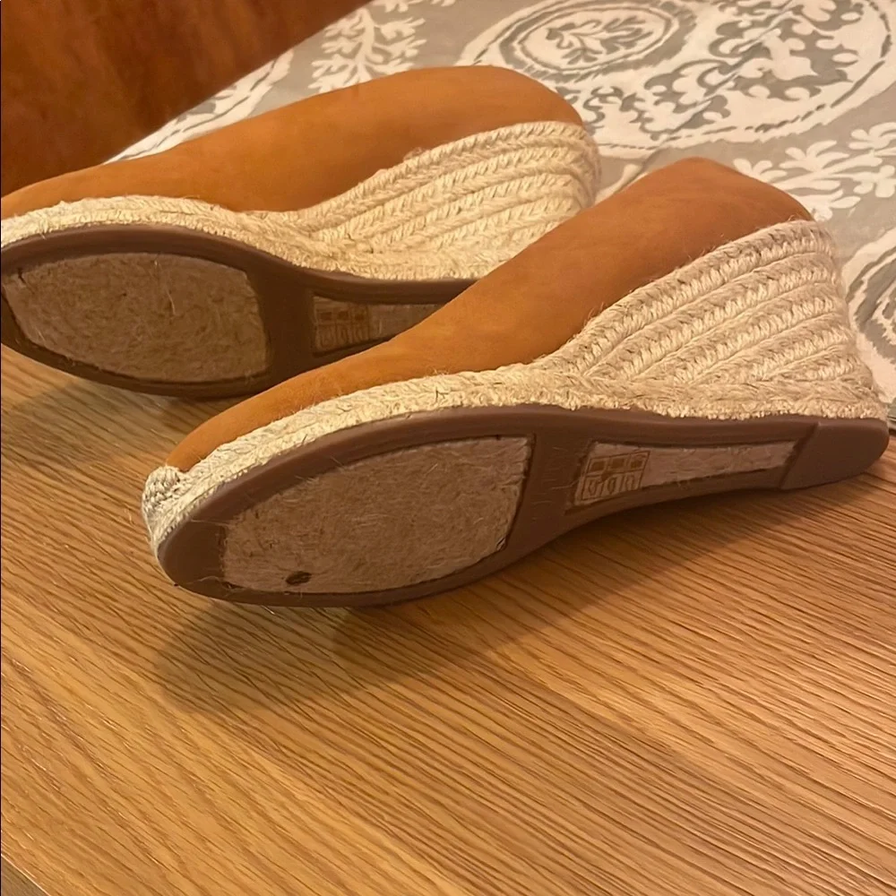 J. Crew Women's Tan Suede Espadrille Pumps